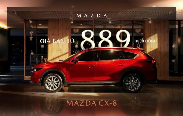 Mazda Việt Nam giới thiệu xe Mazda CX-8 2.5 Luxury giá bán 899 triệu đồng